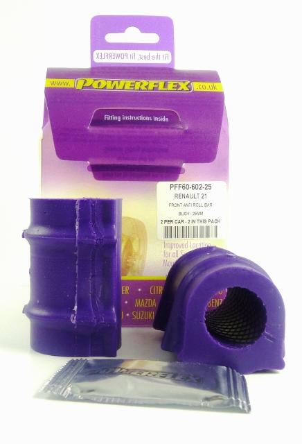 Powerflex Renault 21 inc Turbo (1986-1994) Front Anti Roll Bar Bush 25mm PFF60-602-25