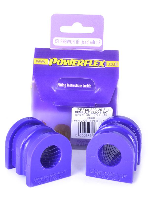 Powerflex Renault Clio Models Front Anti Roll Bar Bush 20.5mm PFF60-803-20.5
