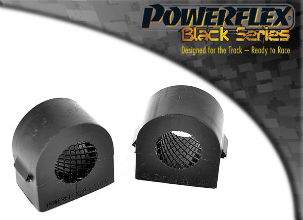 Powerflex Saab 9-3 (2003-2014) Front Anti Roll Bar Mounting Bush 24mm (2 Piece) PFF80-1203-24BLK