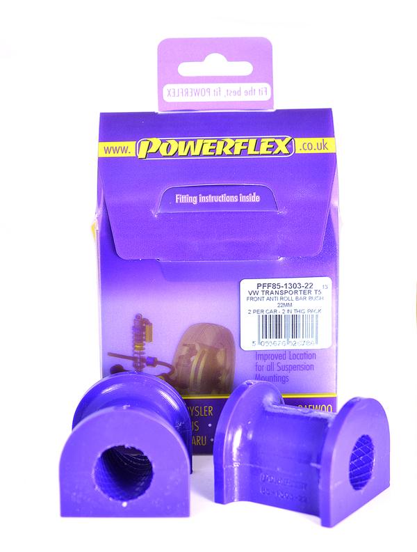 Powerflex Volkswagen T6 / 6.1 Transporter (2015 - ) Front Anti Roll Bar Bush 22mm PFF85-1303-22