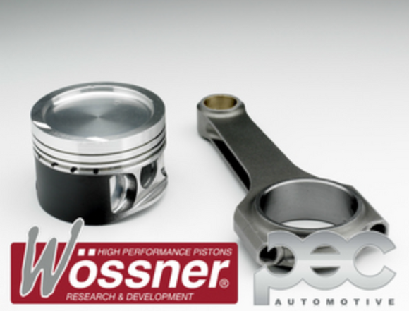 Wossner Nissan Pulsar & 200sx SR20DET 8.0:1 Forged Pistons & PEC Rods
