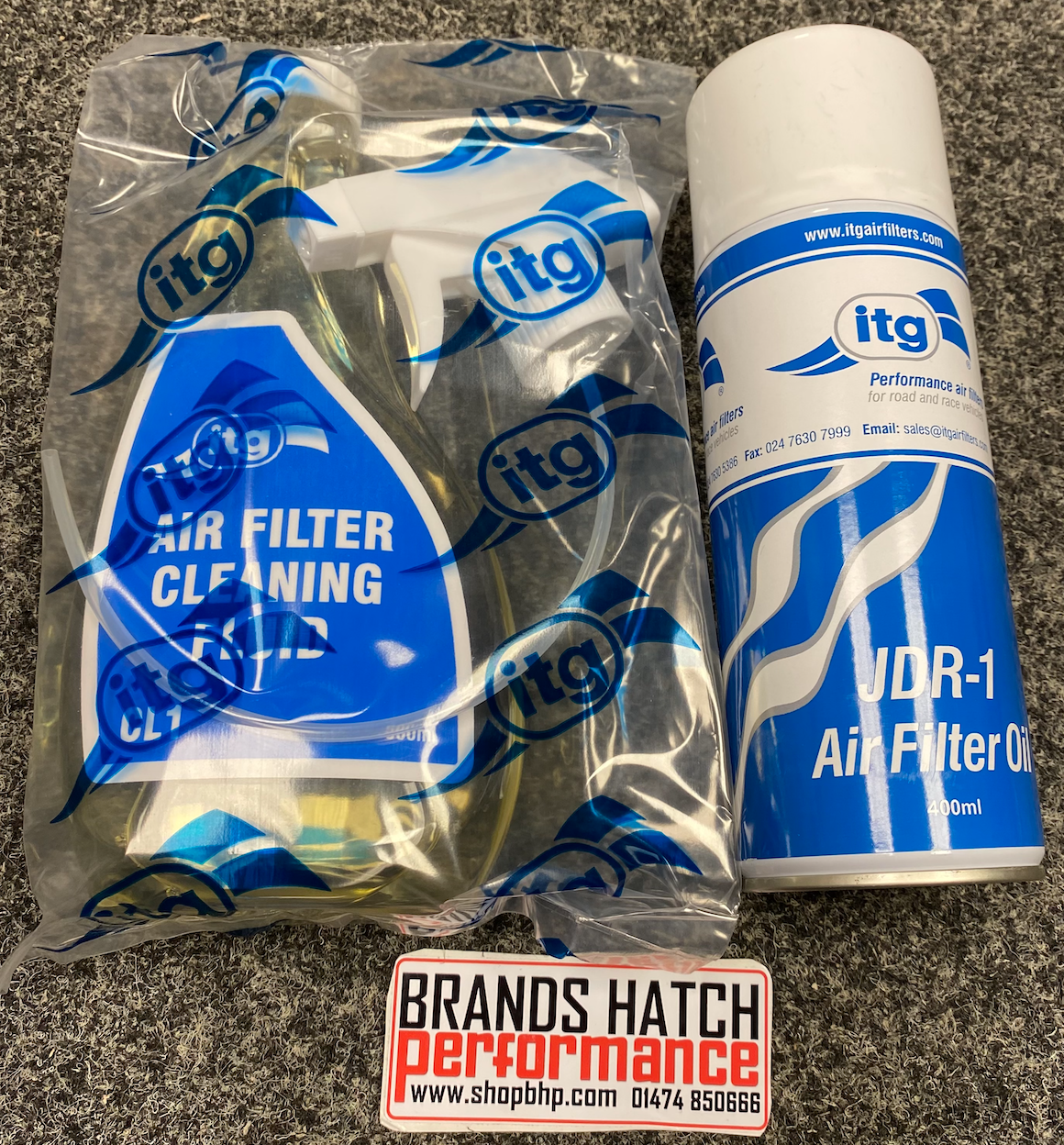 ITG Air Filter Cleaning Kit (500ml cleaner & 400ml JDR-1)