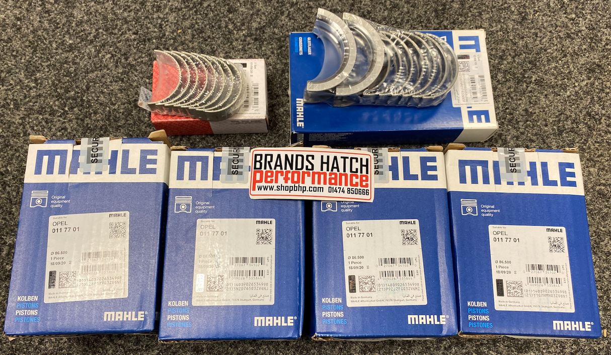 Vauxhall Opel 2.0 C20XE 20XE 0.5mm 86.5 BORE Mahle Pistons & STD Engine Bearings