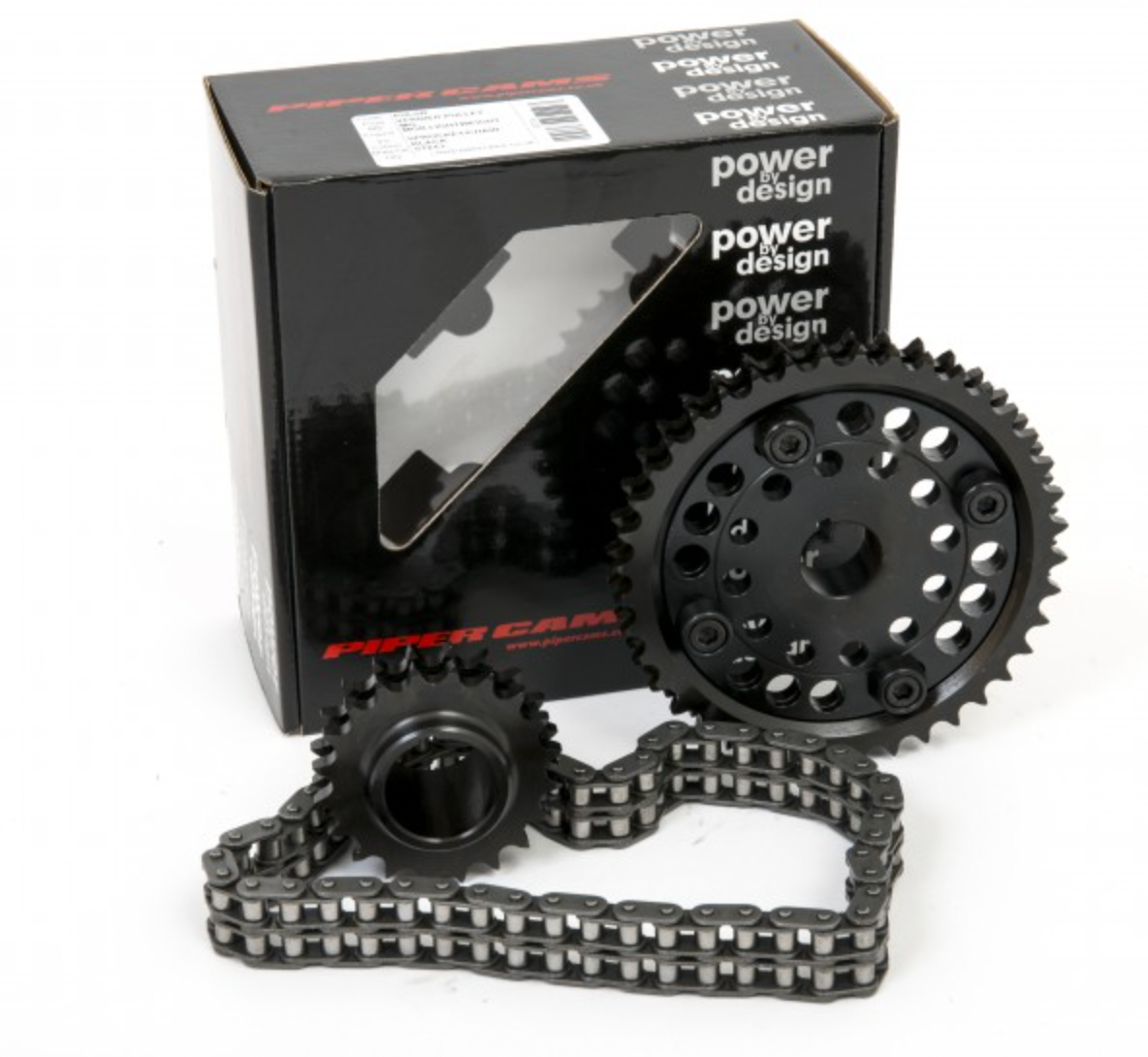 Austin Rover B Series MGA MGB Piper Cams Duplex Timing Chain Kit - Steel Pulley PULSB