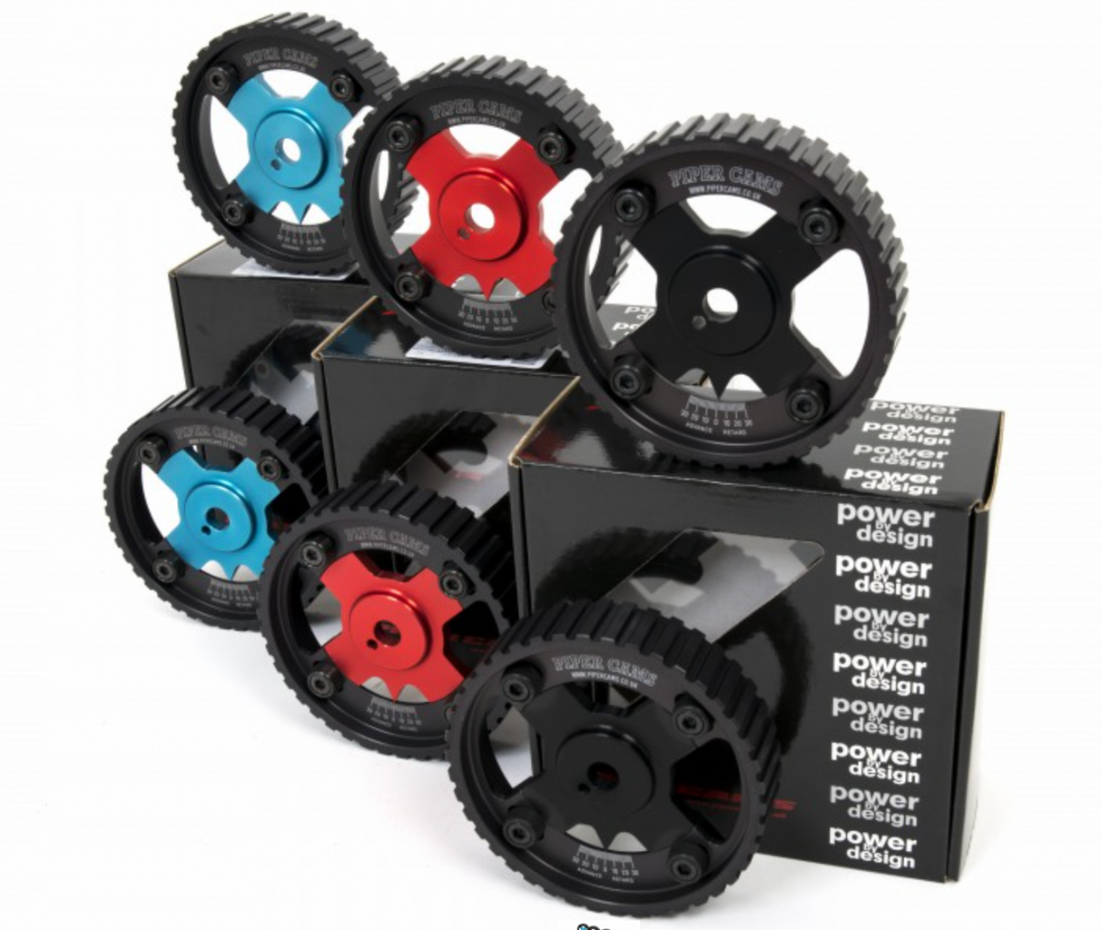 Fiat 1.6 / 1.8 / 2.0 TWIN CAM Piper Cams Alloy Vernier Pulleys PAIR PULDFTC