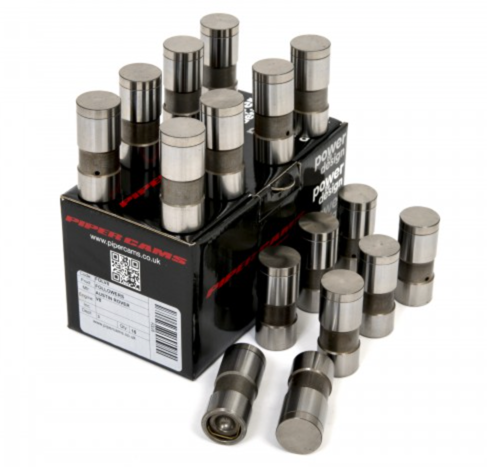 ROVER V8 3.5 / 3.9 (Long nose type camshaft) Hydraulic Piper Cams Follower Tappets FOLV8