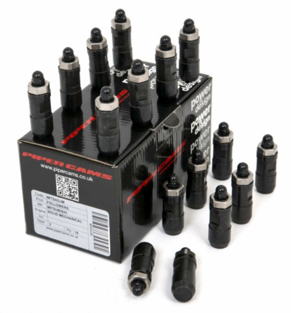 MITSUBISHI EVO 4 / 5 / 6 / 7 Solid Piper Cams Followers Tappets Lifters MITSADJM