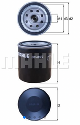 Vauxhall 2.0 16V C20XE C20LET C20NE X20XEV MAHLE Oil Filter