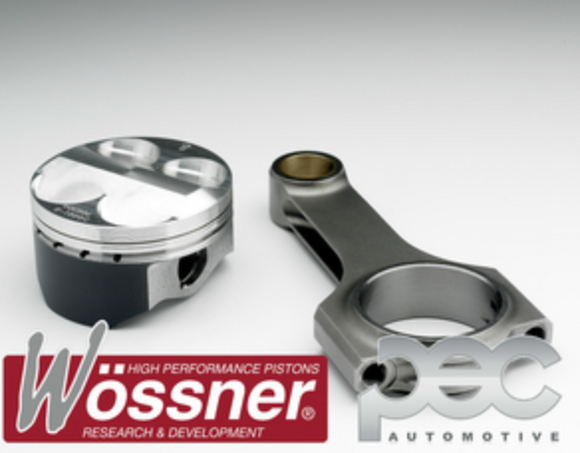 Wossner FORD 2.0 Cosworth 16V Non Turbo NA 12.5:1 Forged Pistons & PEC Rods Set