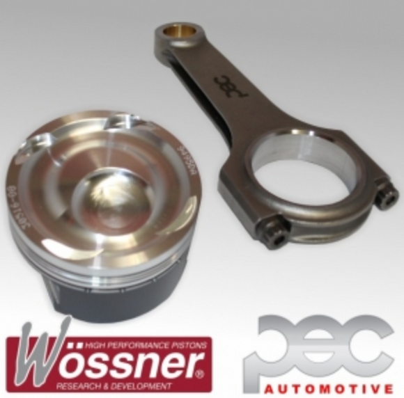 Wossner FORD 2.3 Ecoboost Focus MK3 RS Turbo 9.0:1 Forged Pistons & PEC Rods Set