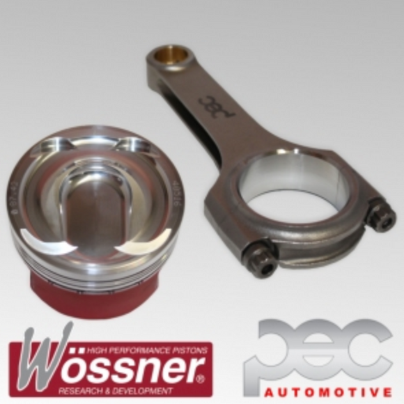 Wossner FORD 2.0 Focus ST250 ecoboost Turbo Low Comp PEC Forged Pistons & PEC Rods Set