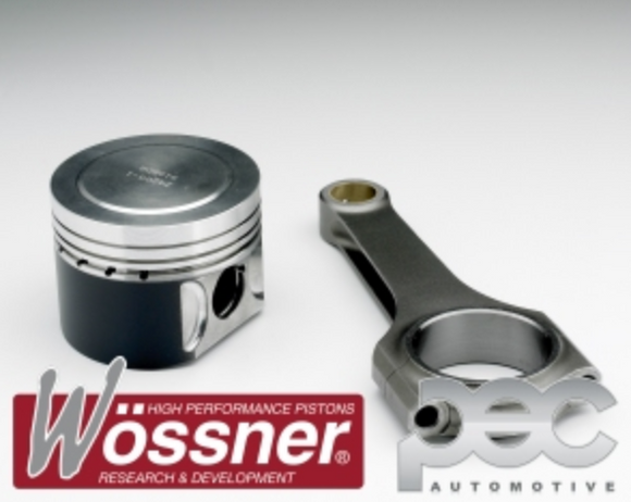 BMW 2.0 8V 2002 11.8:1 High Comp M10B20 Wossner Forged Pistons & Rods