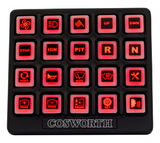 Cosworth Electronics Rubber Switch Panel  - 10 or 20 switches