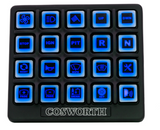 Cosworth Electronics Rubber Switch Panel  - 10 or 20 switches