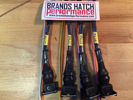 Terminated and Labeled Kit Car Loom Cable - BOSCH 1000cc Injector 1, 2, 3 and 4 EV1  2M Length