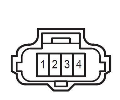 Toyota 90980-10711 TPS Throttle Position Sensor Connector Plug 4 Way - LX02