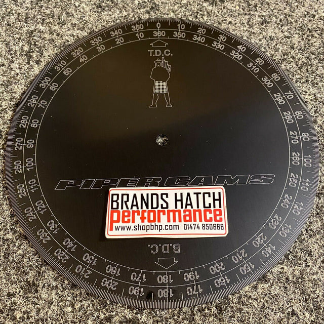 Piper Cams Professional 10" 255mm Alloy Metal Timing Protractor Disc PRODISC
