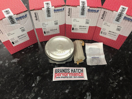 4 X VAUXHALL OPEL C20LET +0.5mm 86.5 BORE MAHLE PISTONS 0117901