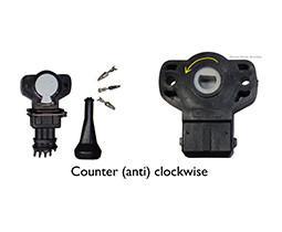 Anti  / Counter Clockwise Throttle Position Sensor TPS LINK ECU EMERALD MOTEC SYVECS